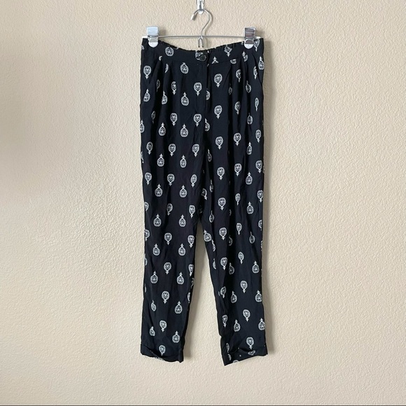 Nunui Pants - Nunui Paisley Print Boho Pants Size 10